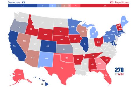 2022 Gubernatorial Elections Interactive Map - 270toWin