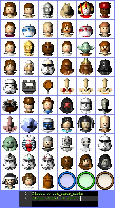 GameCube - LEGO Star Wars: The Video Game - Character Icons - The ...