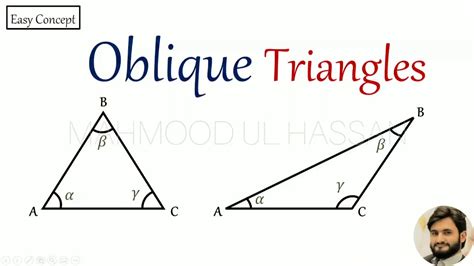 What is an Oblique Triangle | Examples|Oblique Triangle | Urdo ...