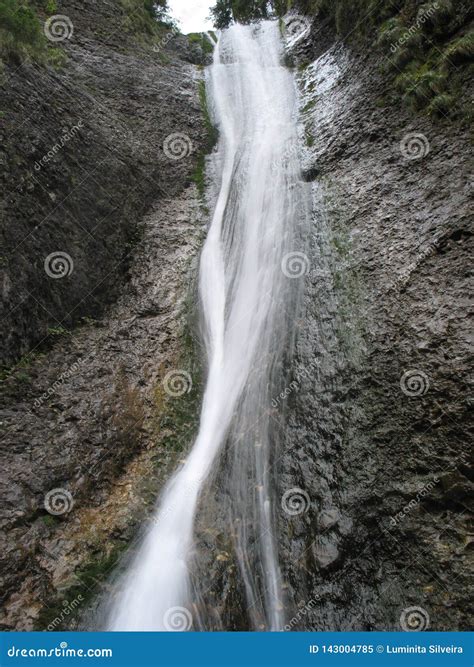 Waterfall stock image. Image of wall, sliding, waterfall - 143004785