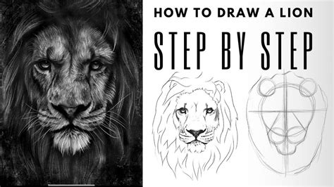 How To Draw Lion Head Step By Step