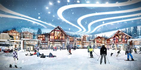 See the 800-foot indoor ski slope, water park, and observation wheel ...