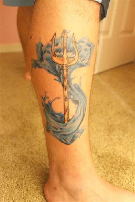 Trident or Anchor tattoo? Anchors are kind of common...but awesome. I ...