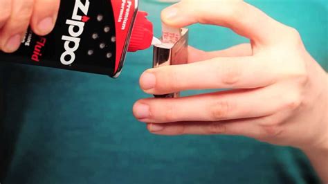 How to Refill a Zippo Lighter - YouTube