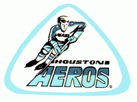 Houston Aeros hockey logo from 1972-73 at Hockeydb.com