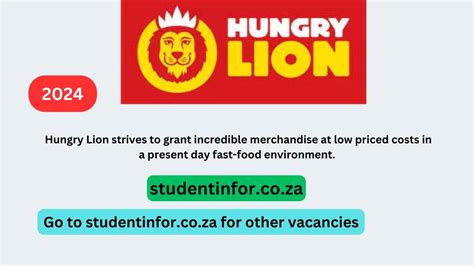 HUNGRY LION – STUDENTINFOR.CO.ZA