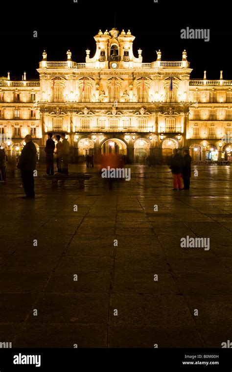 Plaza Mayor main square in Salamanca Spain Stock Photo - Alamy