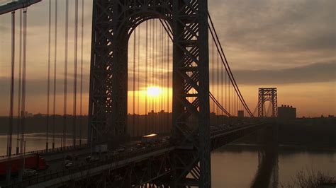 George Washington Bridge Sunrise 2 - Stock Footage | by cholmesphoto ...