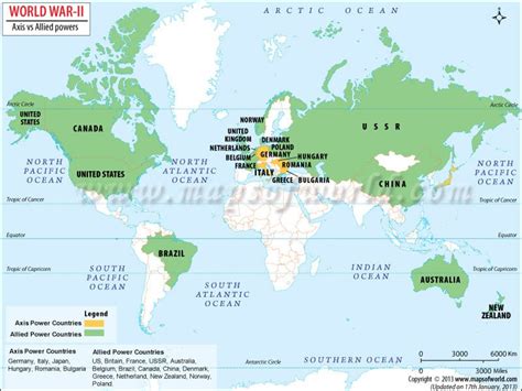 World Map During World War 2 - Esther Rosabella