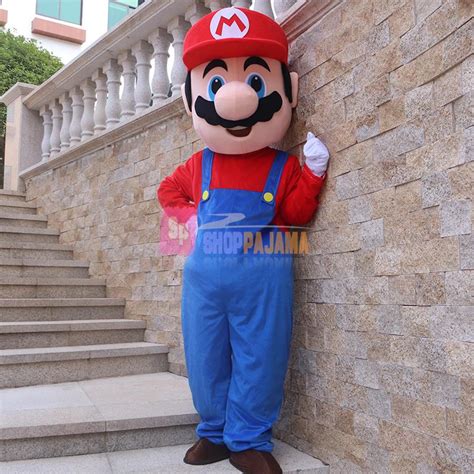 Fashion Game Character Super Mario Cartoon Mascot Costume