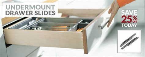 Undermount Drawer Slides | CabinetParts.com