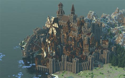 Conderial - A Steampunk-Medieval city by Notux on DeviantArt