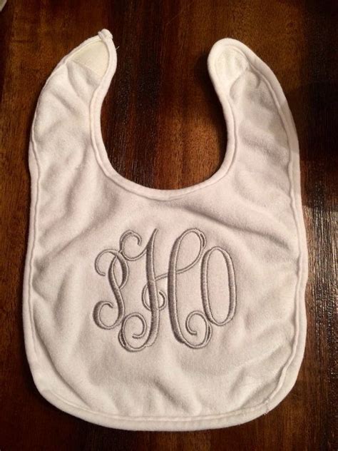 Large Monogrammed Baby Bib by SassyLoveGifts on Etsy, $8.00 | Cool baby ...