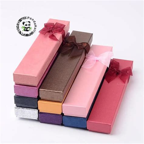 60pcs jewellery Cardboard Gifts boxes packaging Necklace paper Gift box ...