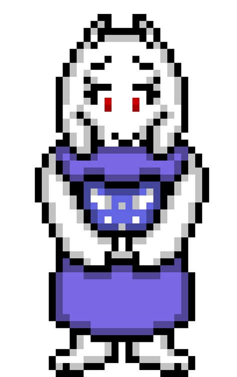 Undertale Toriel sprite | Pixel Art Maker