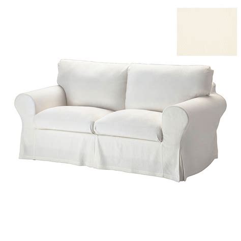 IKEA EKTORP 2 Seat Sofa SLIPCOVER Loveseat Cover STENASA WHITE Off ...