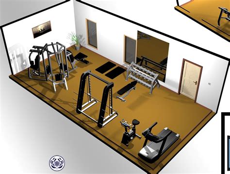 Good layout with all the right equipment | Gym room at home, Home gym ...