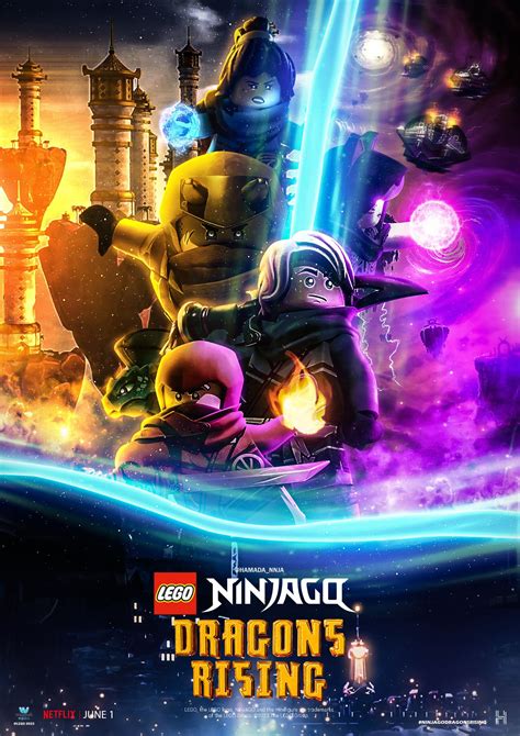 LEGO NINJAGO : DRAGONS RISING 2 POSTER BY HAMADA NINJA | Лего ниндзяго ...