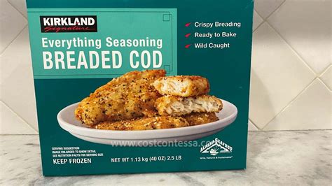 Kirkland Signature Everything Seasoning Breaded Cod | CostContessa