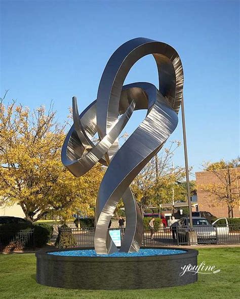 Large Abstract Metal Art Sculptures Outdoor Landscape Decor for Sale