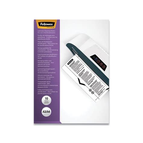 Fellowes Laminator Cleaning Sheets - FEL5320603 - Shoplet.com