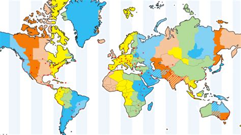 Time Zones Around The World Map - Spring 2024 Trends