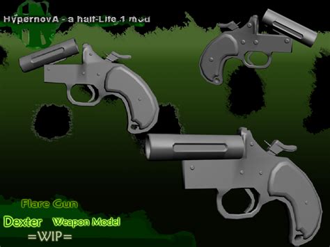 Flare Gun - Model v0.9 image - HypernovA mod for Half-Life - ModDB