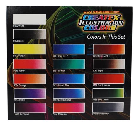 Createx Illustration Colors Box Set 5084-A | eBay