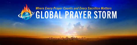 Global Prayer Storm - Encounter Page - A God Encounters Ministry