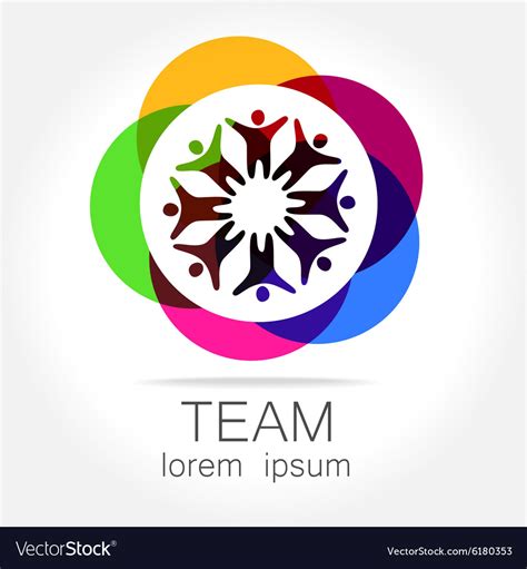 Team unity logo Royalty Free Vector Image - VectorStock