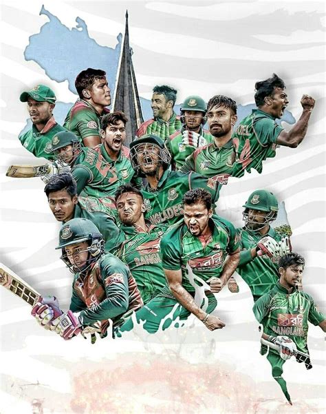 Download Bangladesh Cricket Team Poster Wallpaper | Wallpapers.com