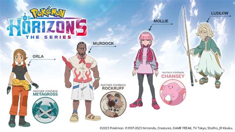 Who are the new Pokémon characters?