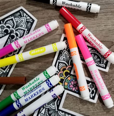 Color Fabric Markers Pack of Ten Machine Washable Finish - Etsy