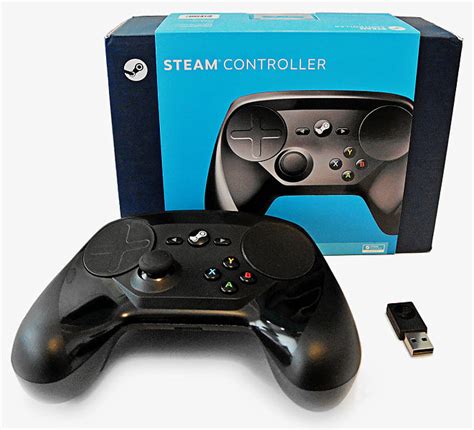 The Steam controller in the hands of a PC gamer – Lair of the Wolf Dragon