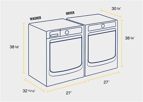 Washer and Dryer Dimensions | Maytag