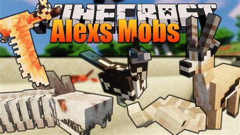 Alex's Mob Mod (1.19.2, 1.18.2) - Animal Kingdom, Animation - Mc-Mod.Net