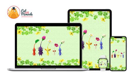 Pikmin 2 Pikmin Wallpaper - Cat with Monocle