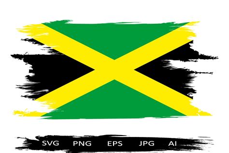 Jamaica flag | Illustrations ~ Creative Market