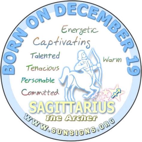 December 19 Zodiac Horoscope Birthday Personality - SunSigns.Org