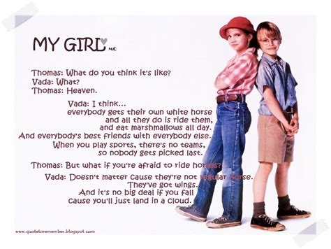 My Girl Movie Quotes. QuotesGram