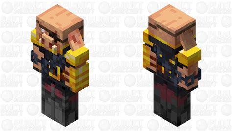 Piglin Warrior Minecraft Mob Skin