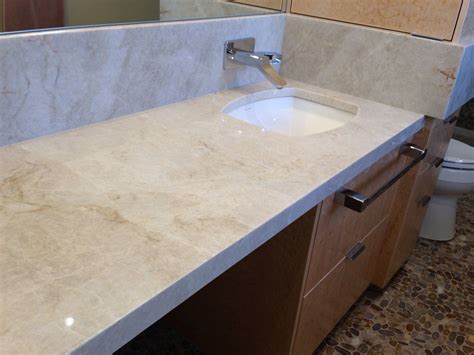 Taj Mahal Quartzite Bathroom Countertop