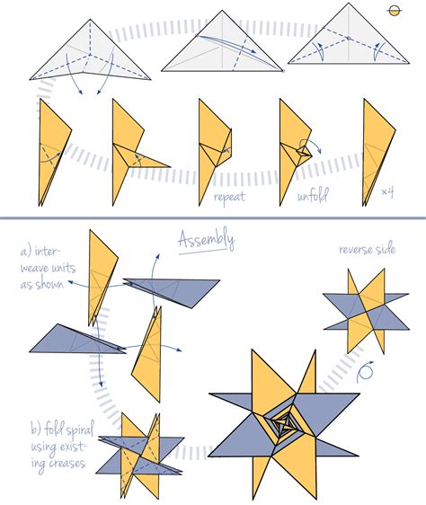 Origami Star Instructions ~ 3d easy origami for kids