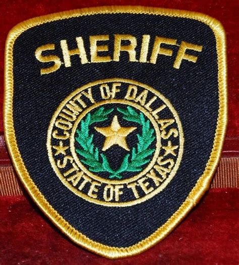 Dallas county Sheriff TX | Texas police, Police badge, Police patches