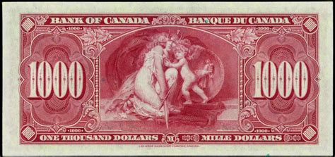 Bank of Canada 1937 One Thousand Dollar Bill|World Banknotes & Coins ...