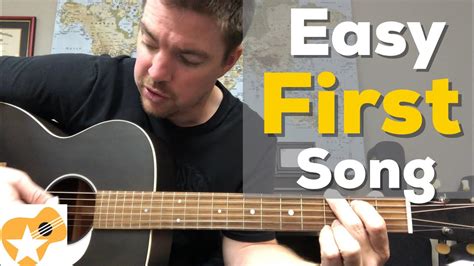 Easy First Song for Someone Learning Guitar | Country Music - YouTube