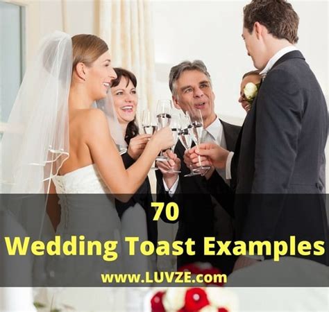 70 Wedding Toast Examples: Funny, Sweet, Religious Wedding Speeches