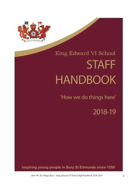 Staff Handbook 2018 - 2019 FINAL