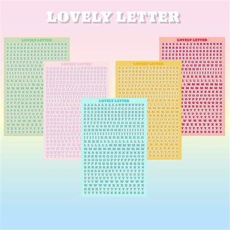 Scrapbooking Letter Stickers | Scrapbook Letters Stickers | Journal ...