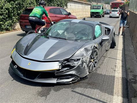 Ferrari SF90 Stradale Assetto Fiorano wrecked in Italy - The Supercar Blog